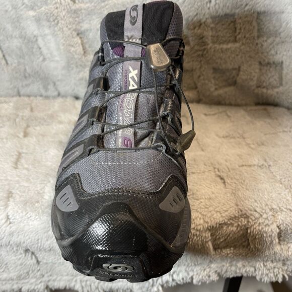 Women's Salomon Hiking XA Comp 6 Contagrip Shoes Size 8.5 Purple Ortholite Trail - Picture 3 of 16